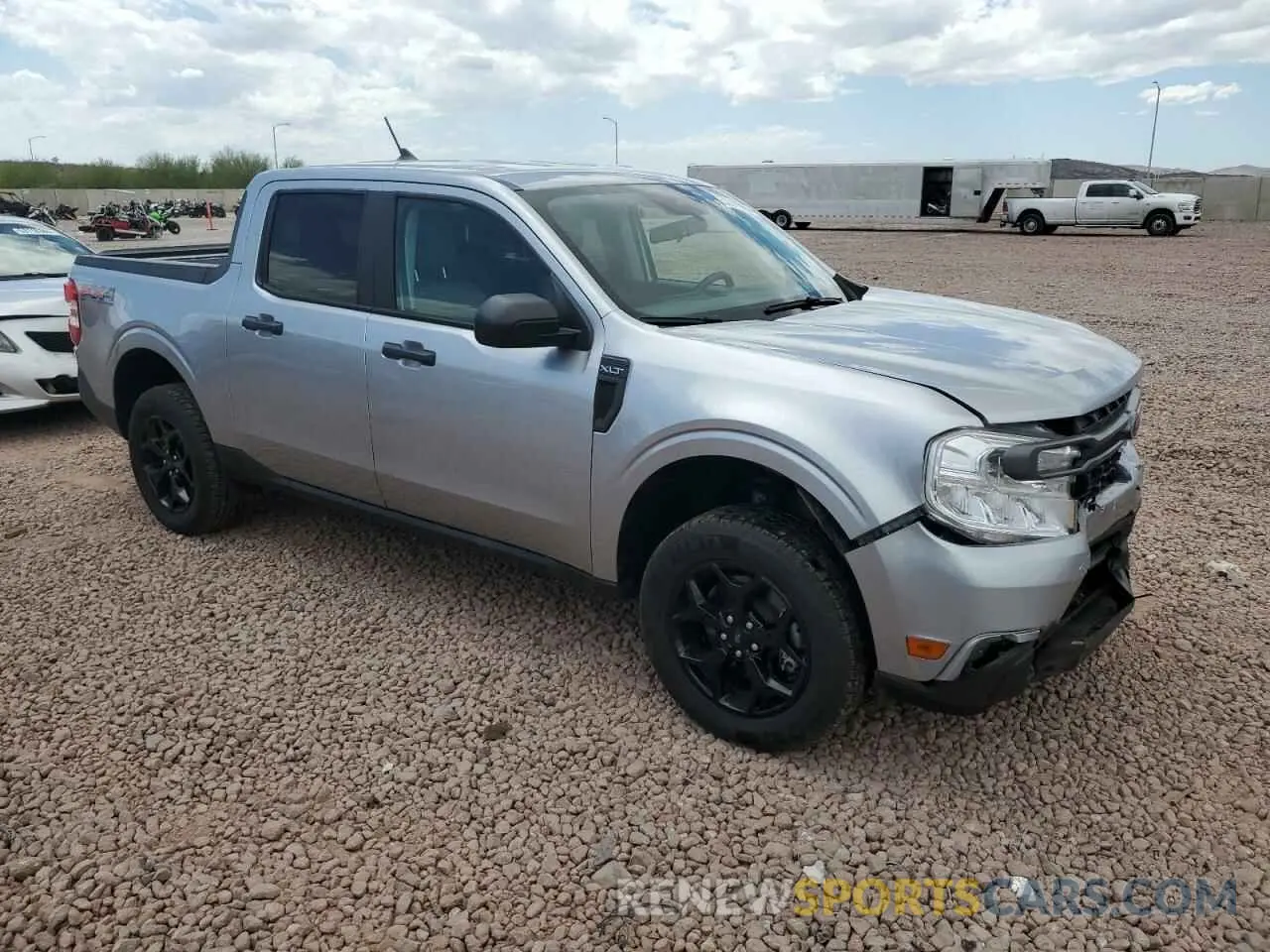 4 fotografías del automóvil dañado 3FTTW8F99NRA48572 FORD MAVERICK 2022