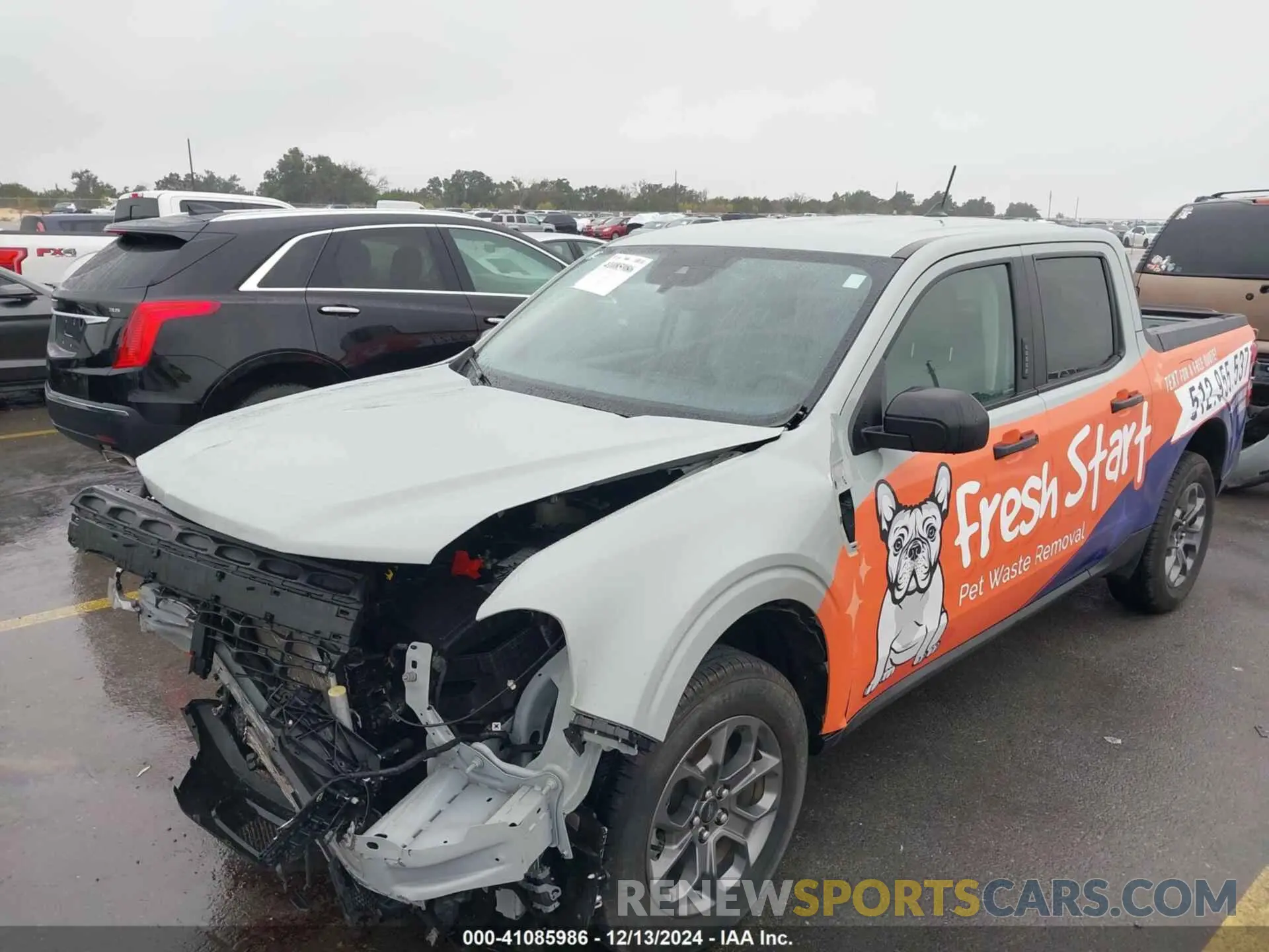 2 fotografías del automóvil dañado 3FTTW8F9XNRA27715 FORD MAVERICK 2022