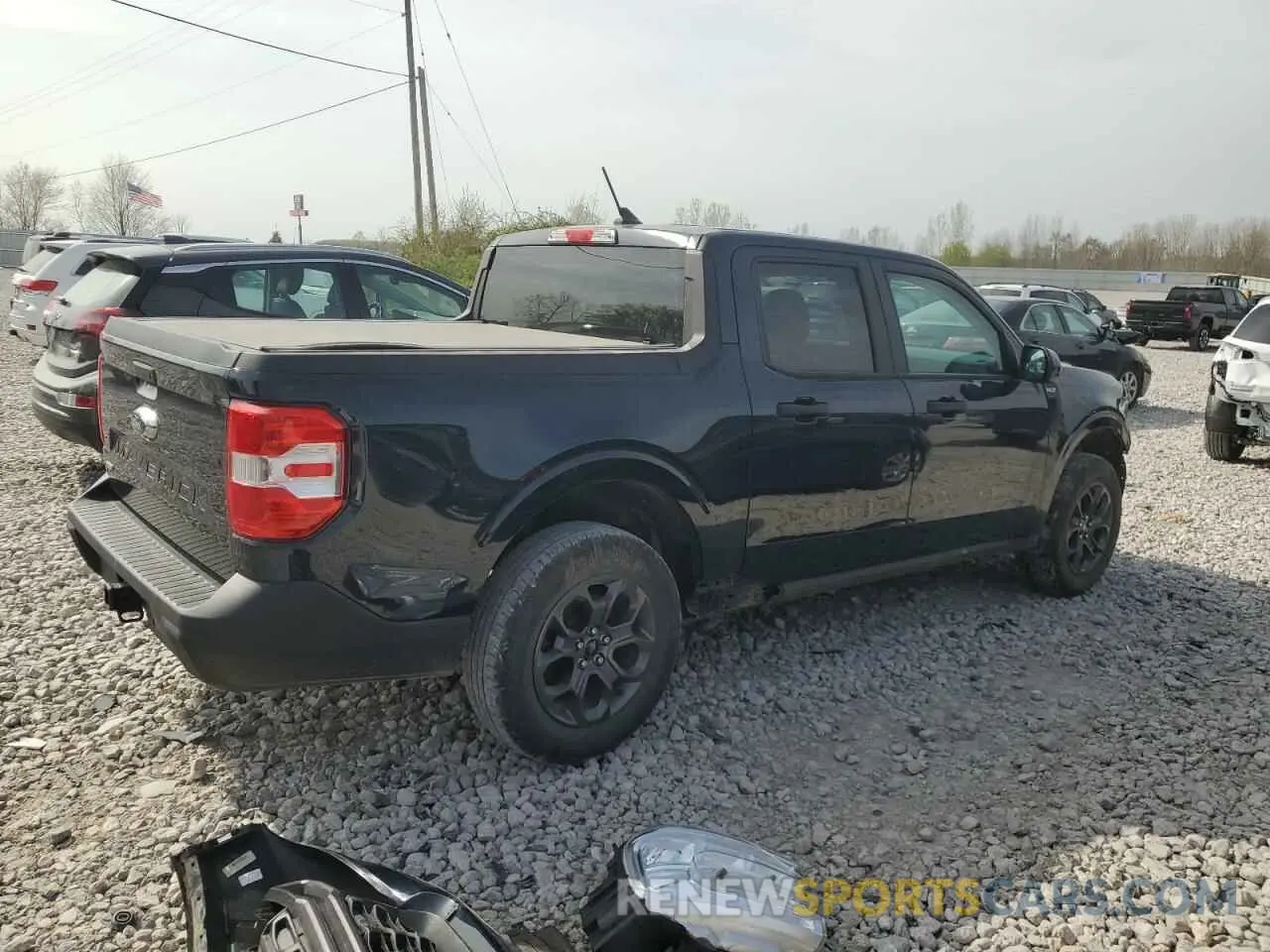 3 fotografías del automóvil dañado 3FTTW8E30PRA55071 FORD MAVERICK 2023