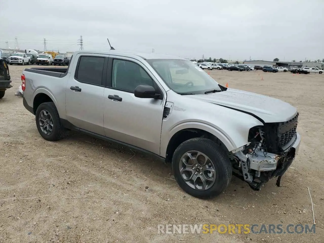 4 fotografías del automóvil dañado 3FTTW8E34PRA74223 FORD MAVERICK 2023