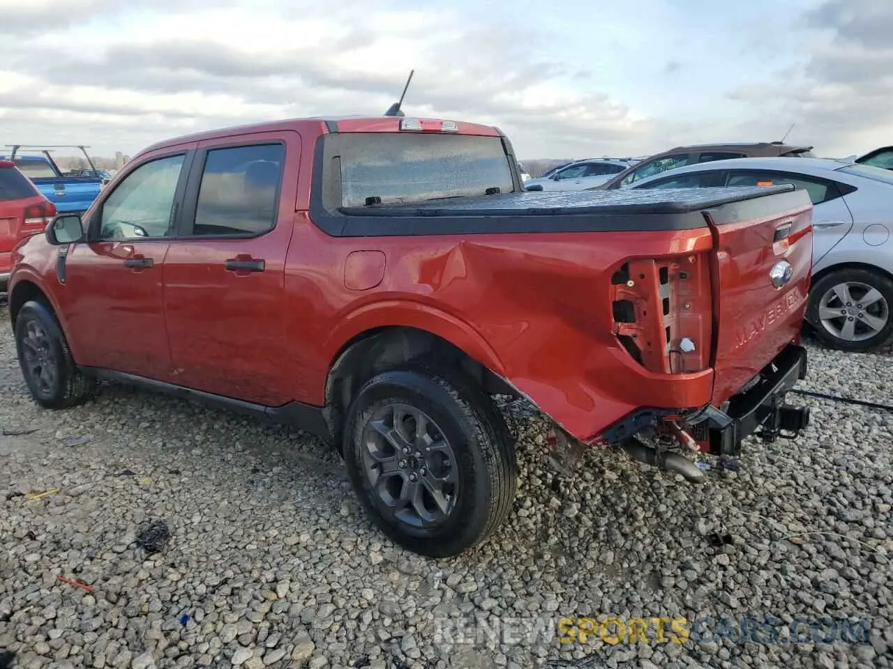 2 fotografías del automóvil dañado 3FTTW8E90PRA78886 FORD MAVERICK 2023