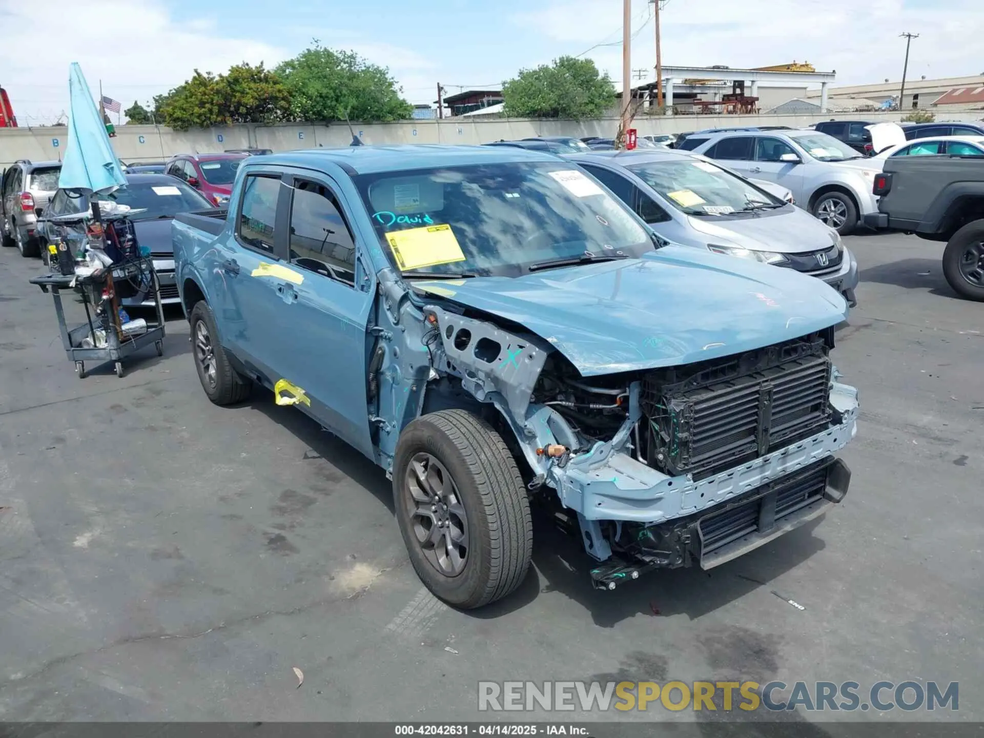 1 fotografías del automóvil dañado 3FTTW8F91PRA59584 FORD MAVERICK 2023