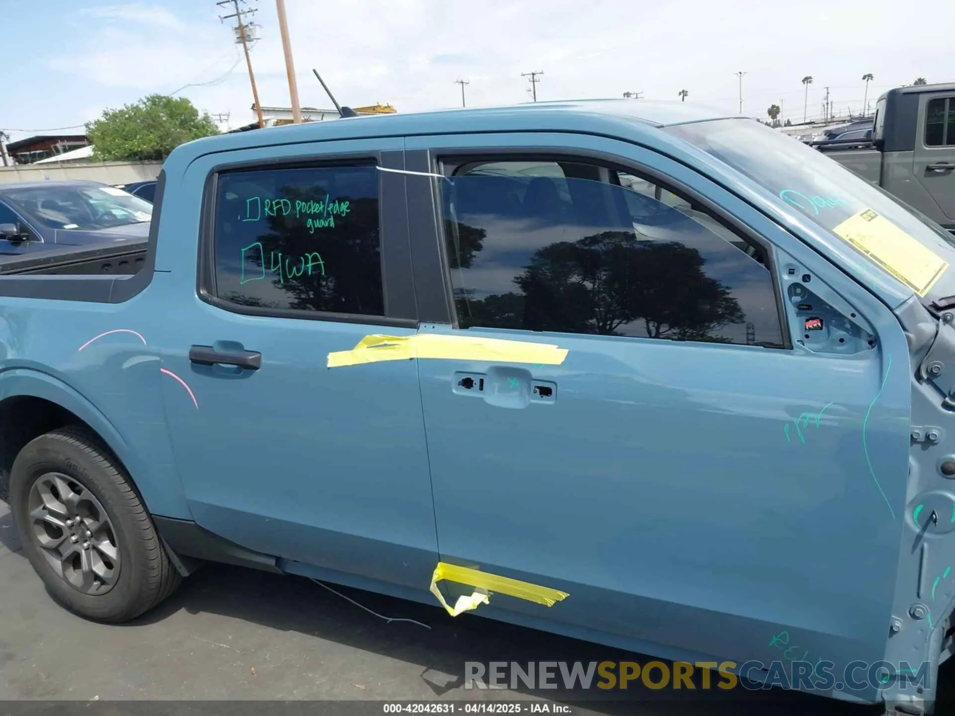 14 fotografías del automóvil dañado 3FTTW8F91PRA59584 FORD MAVERICK 2023