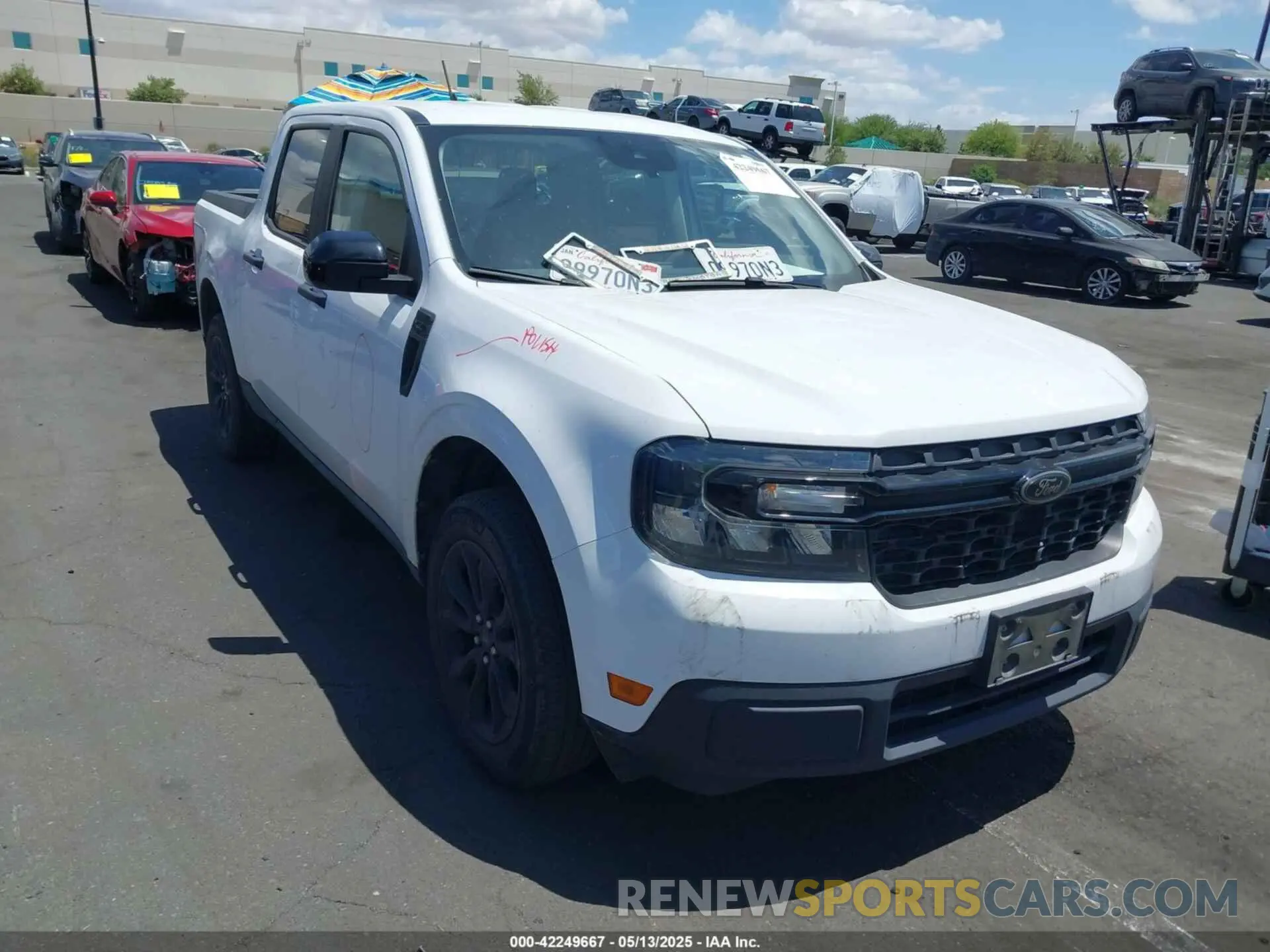 14 fotografías del automóvil dañado 3FTTW8F92PRA02374 FORD MAVERICK 2023