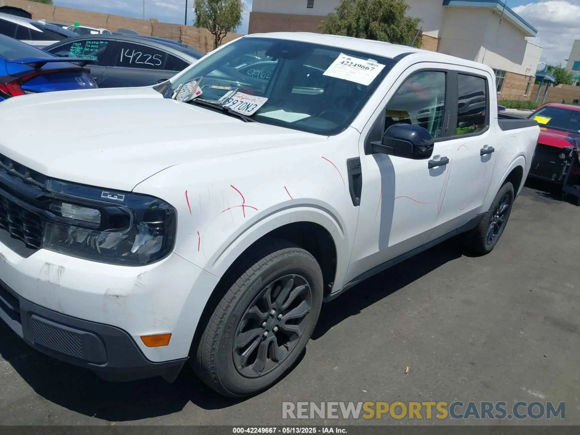 20 fotografías del automóvil dañado 3FTTW8F92PRA02374 FORD MAVERICK 2023