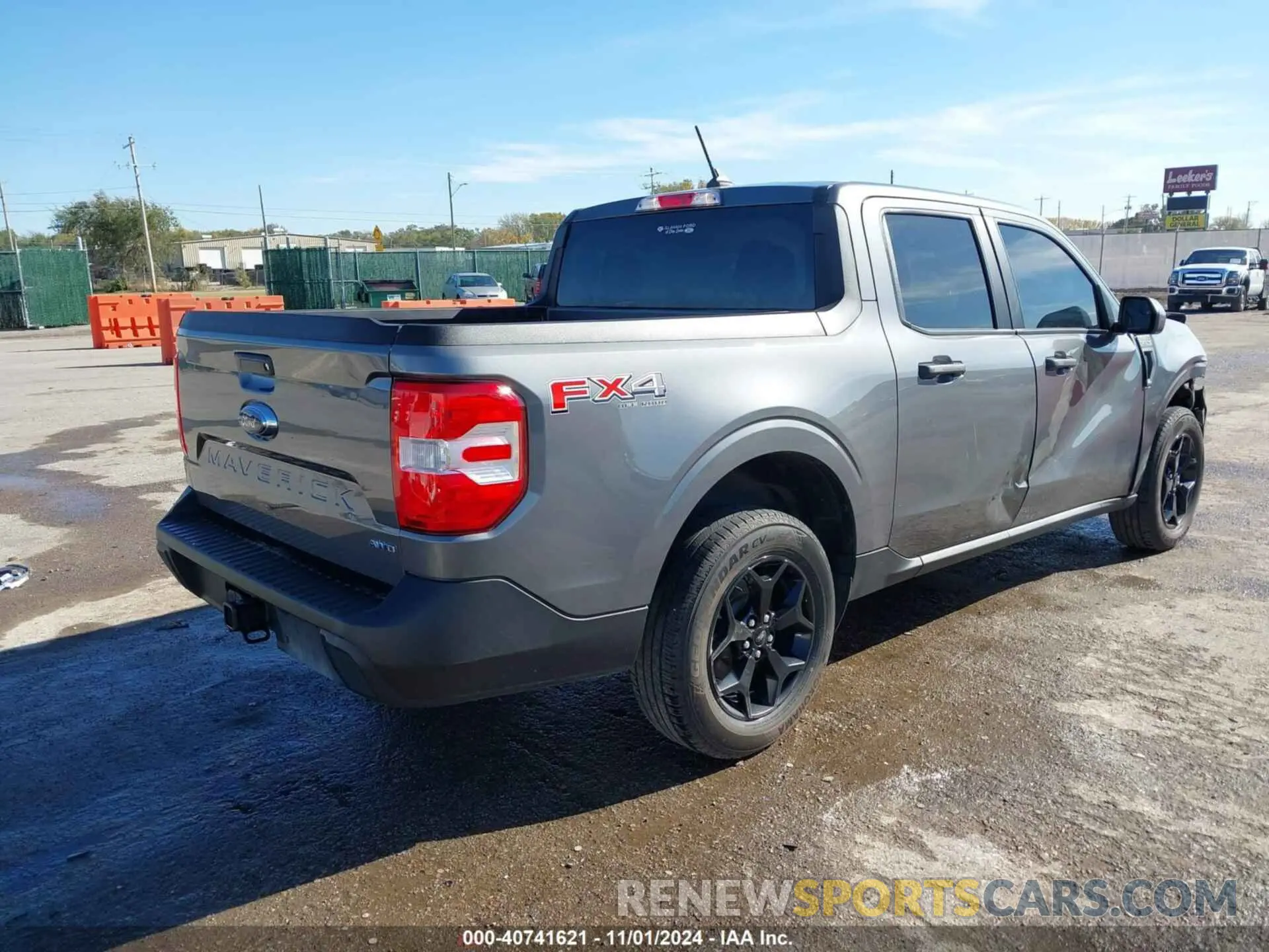 4 fotografías del automóvil dañado 3FTTW8F95PRA08573 FORD MAVERICK 2023