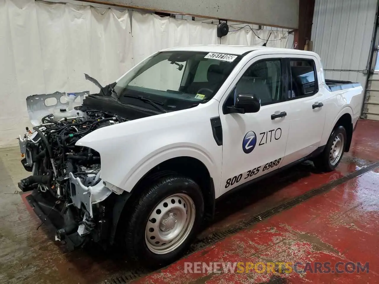 1 fotografías del automóvil dañado 3FTTW8F98PRA23603 FORD MAVERICK 2023