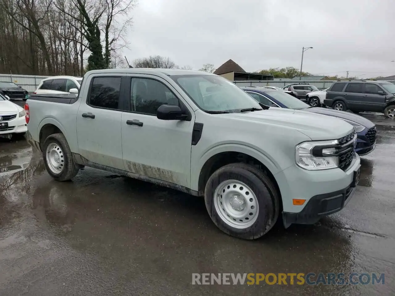 4 fotografías del automóvil dañado 3FTTW8A33RRA77784 FORD MAVERICK 2024