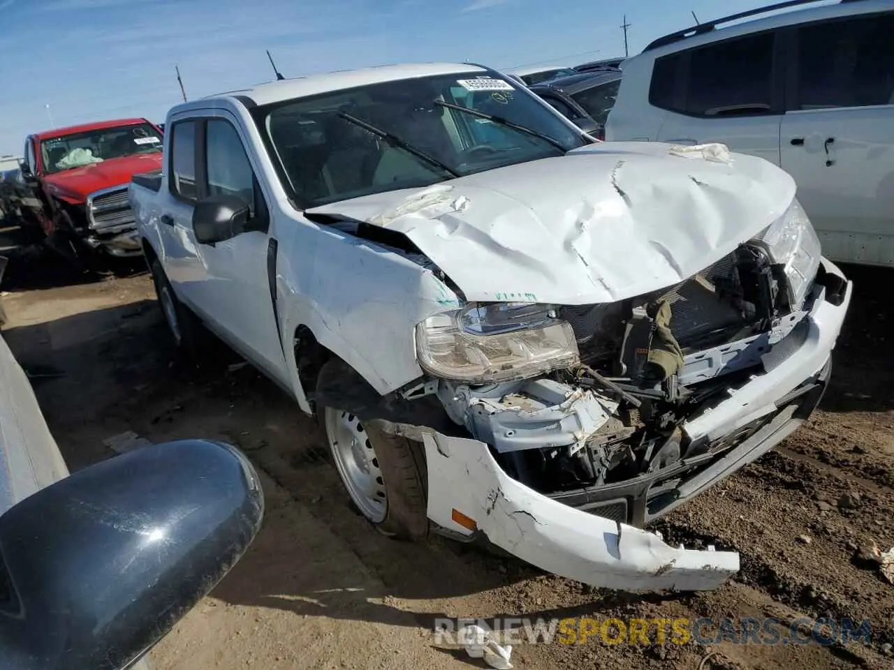 4 fotografías del automóvil dañado 3FTTW8A35RRB37225 FORD MAVERICK 2024