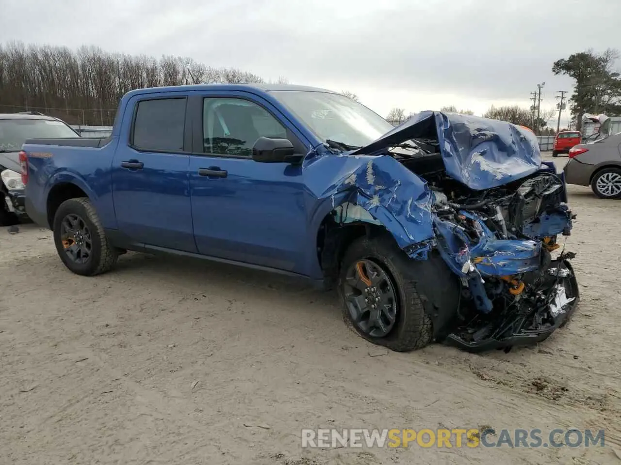 4 fotografías del automóvil dañado 3FTTW8C92RRA58516 FORD MAVERICK 2024