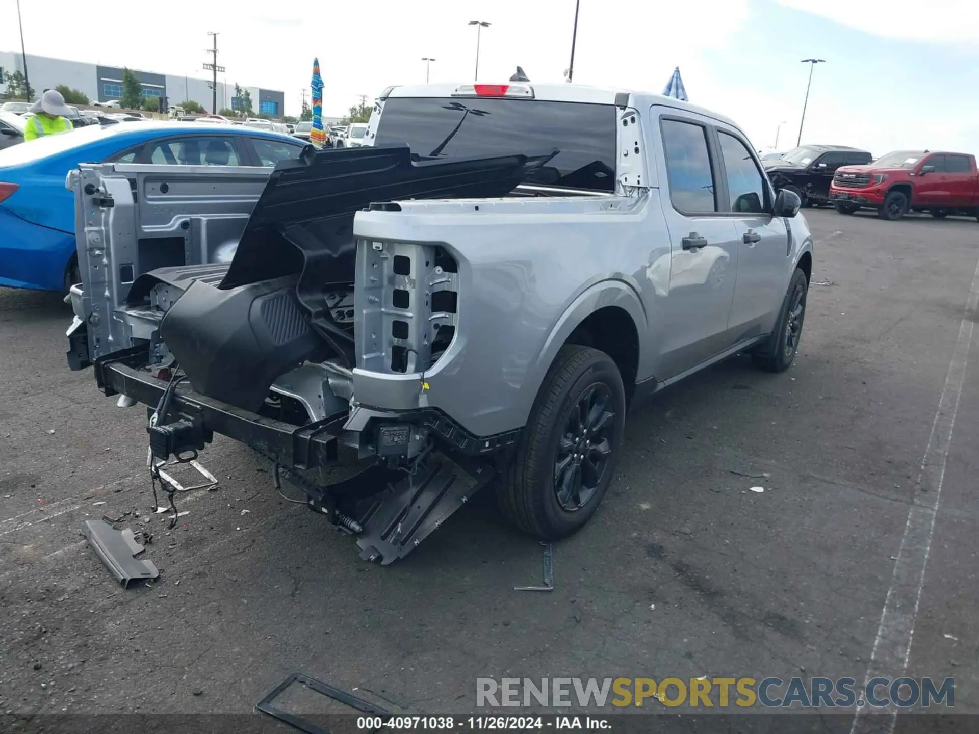 4 fotografías del automóvil dañado 3FTTW8H30RRB44900 FORD MAVERICK 2024