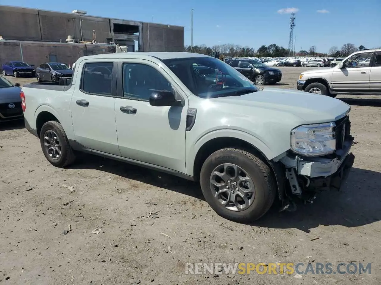 4 fotografías del automóvil dañado 3FTTW8H34RRB03458 FORD MAVERICK 2024