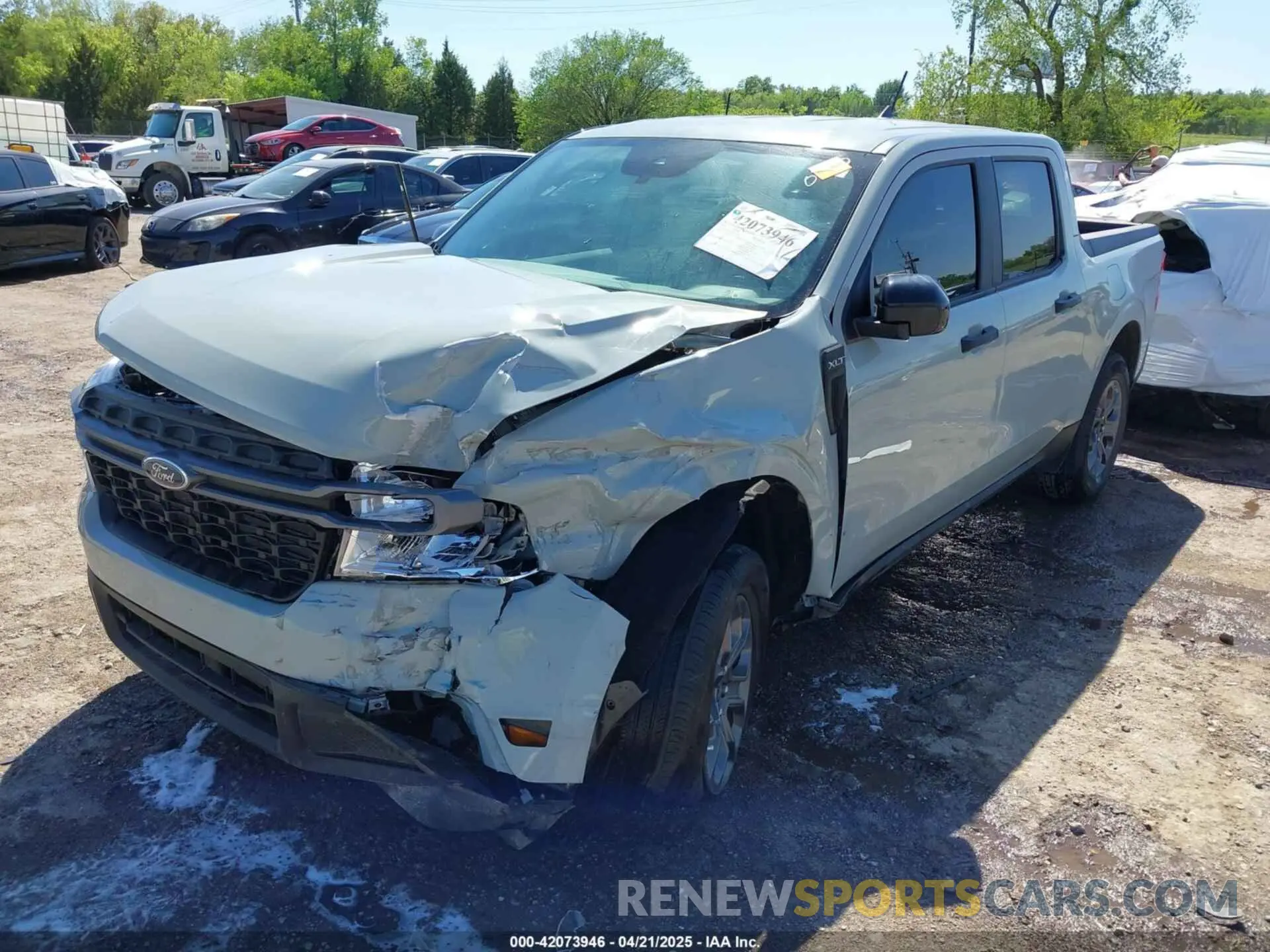 2 fotografías del automóvil dañado 3FTTW8H38RRA20700 FORD MAVERICK 2024