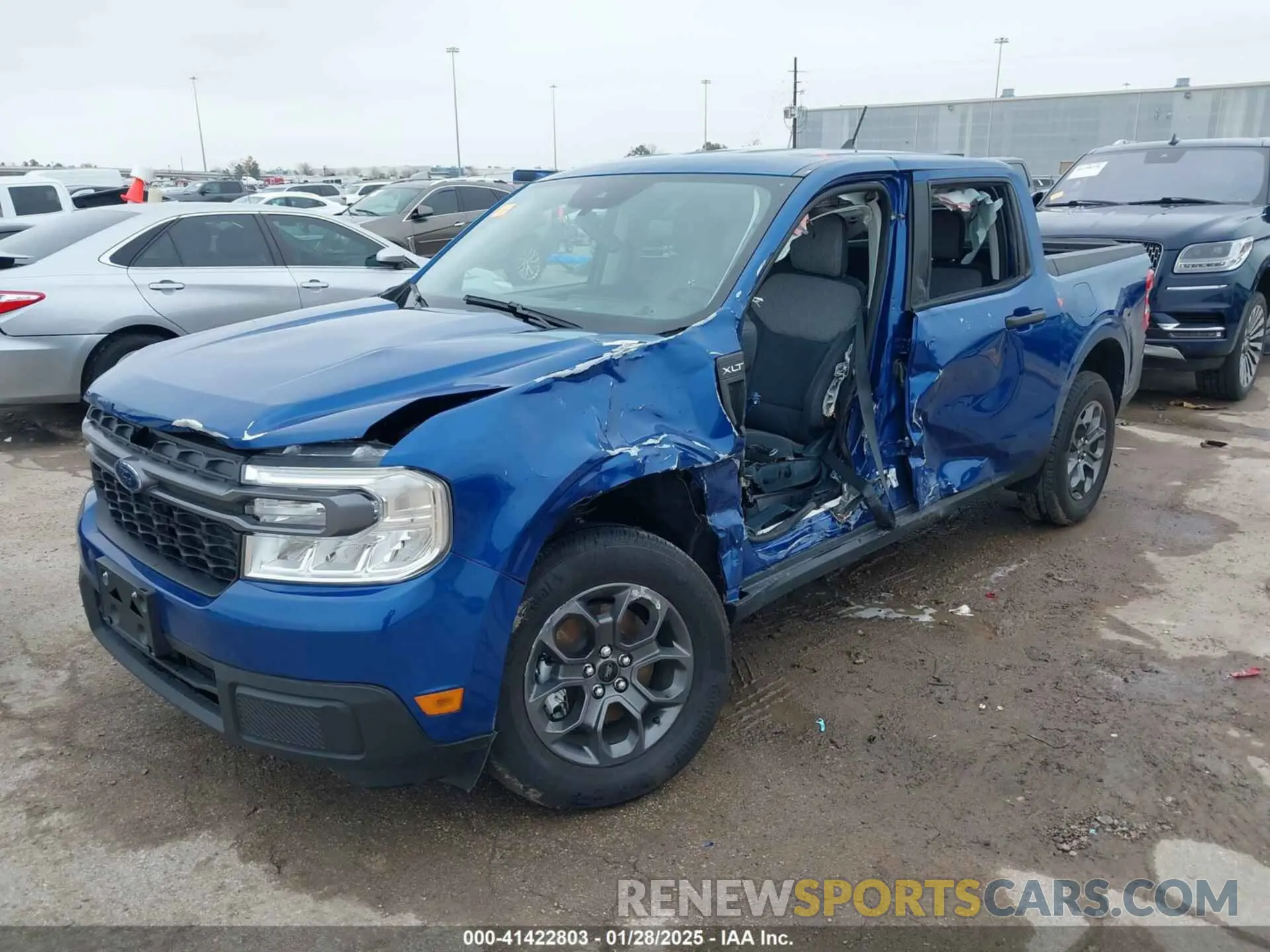 2 fotografías del automóvil dañado 3FTTW8H38RRA41398 FORD MAVERICK 2024