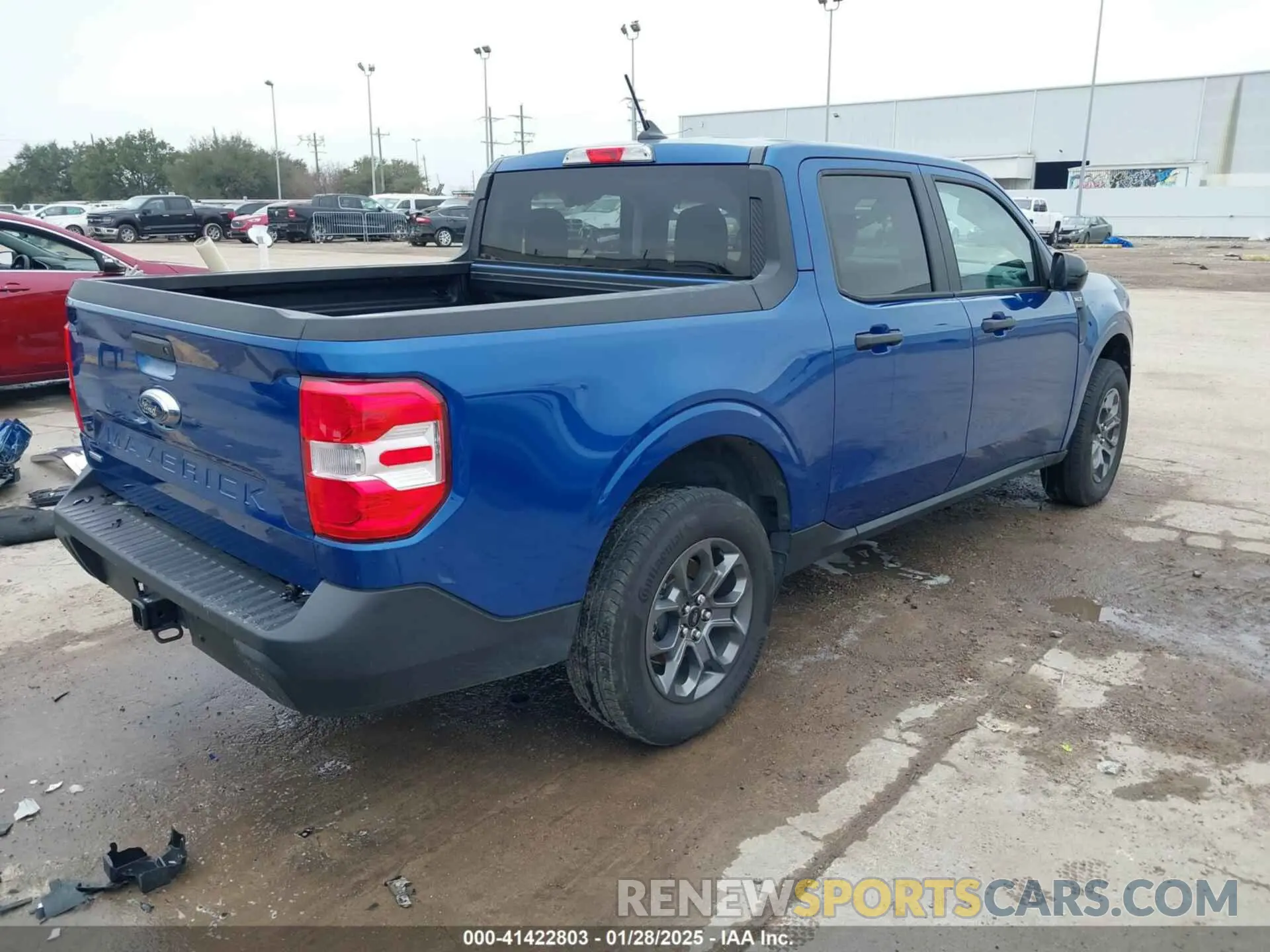 4 fotografías del automóvil dañado 3FTTW8H38RRA41398 FORD MAVERICK 2024