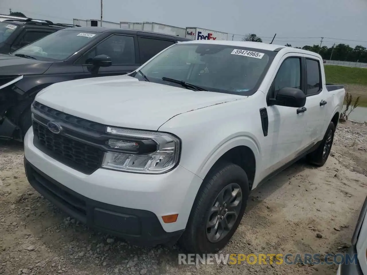 1 fotografías del automóvil dañado 3FTTW8H96RRA60424 FORD MAVERICK 2024