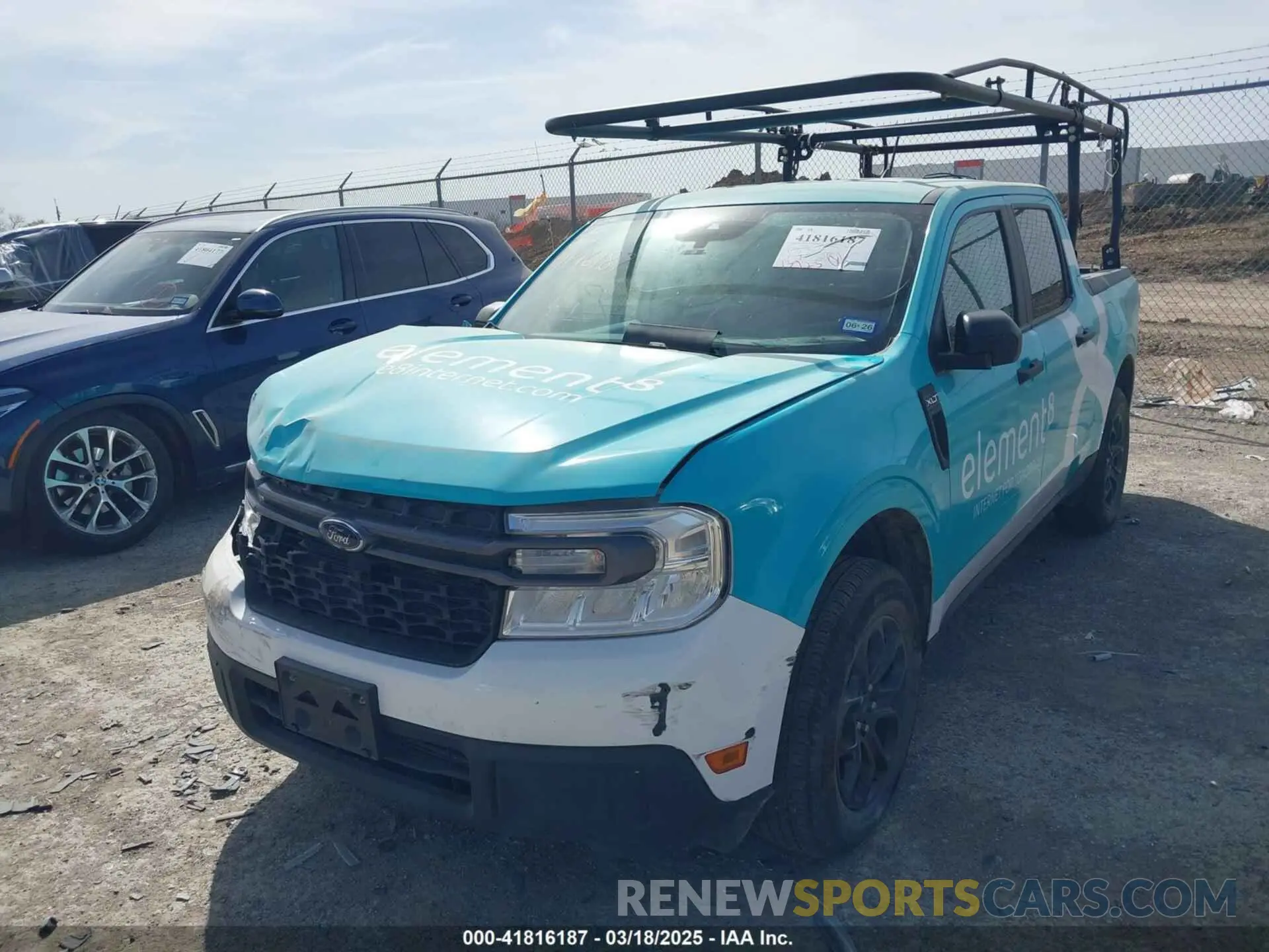 2 fotografías del automóvil dañado 3FTTW8H99RRA85592 FORD MAVERICK 2024