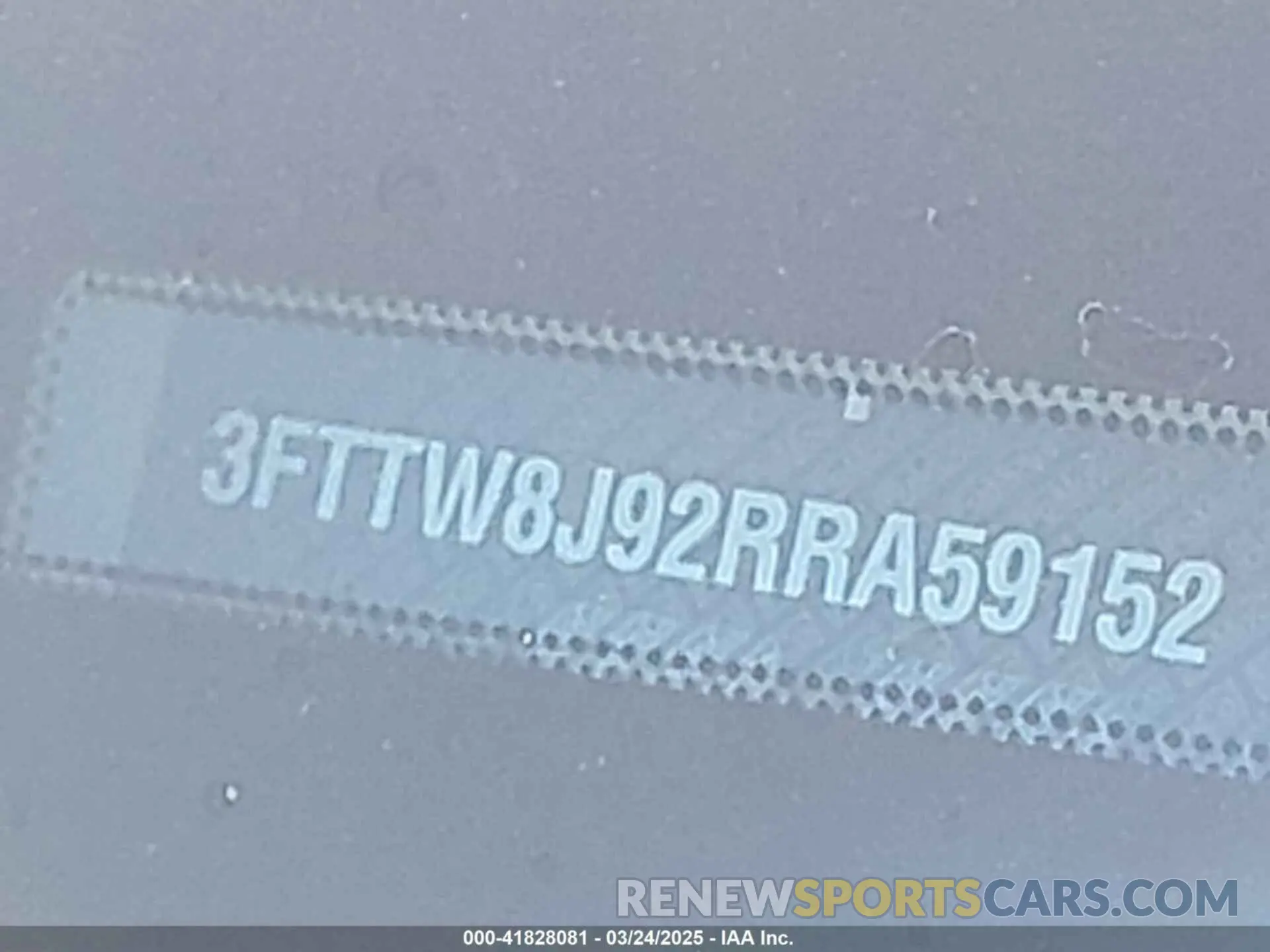 9 fotografías del automóvil dañado 3FTTW8J92RRA59152 FORD MAVERICK 2024