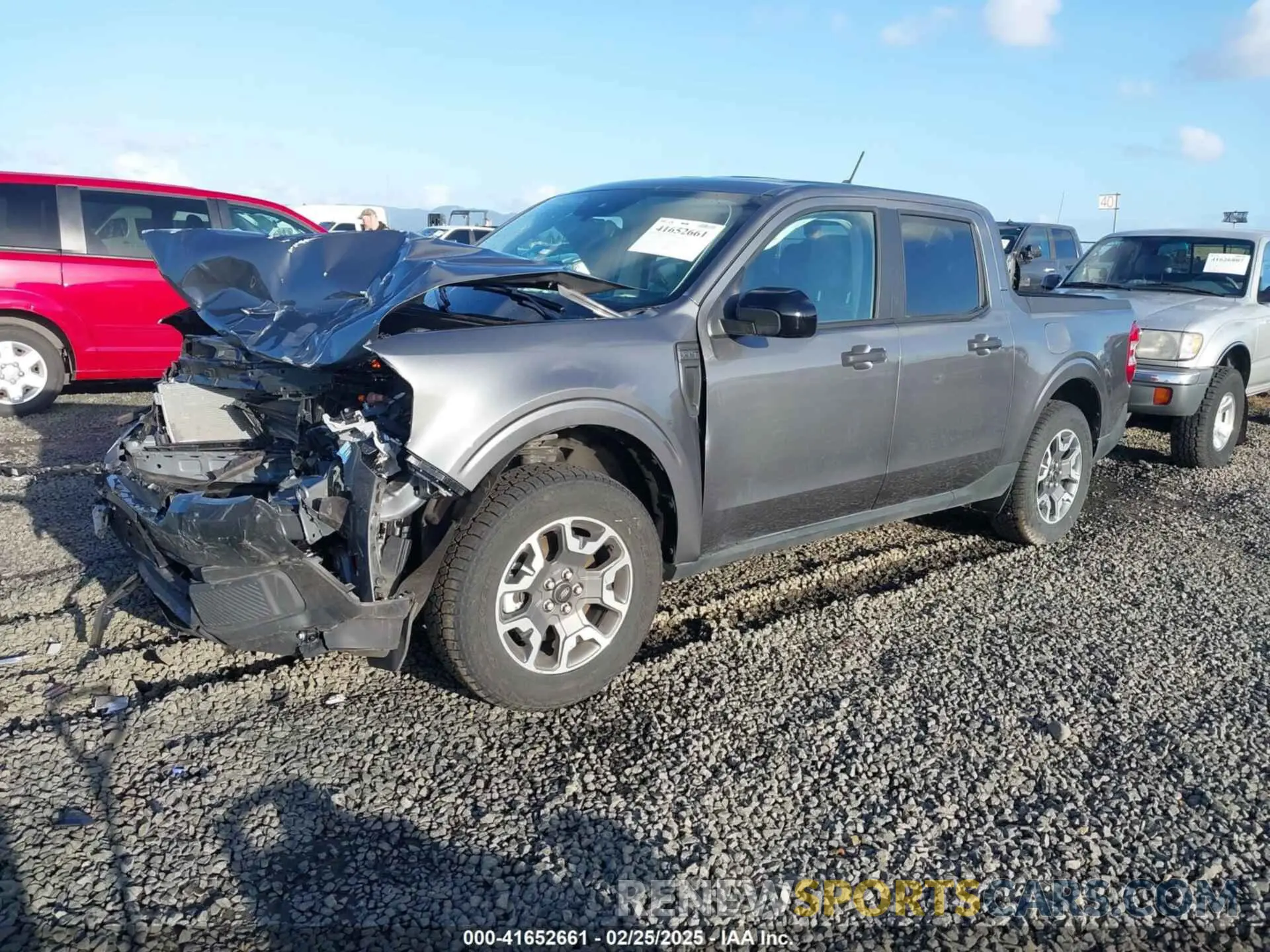 2 fotografías del automóvil dañado 3FTTW8J92RRA71592 FORD MAVERICK 2024