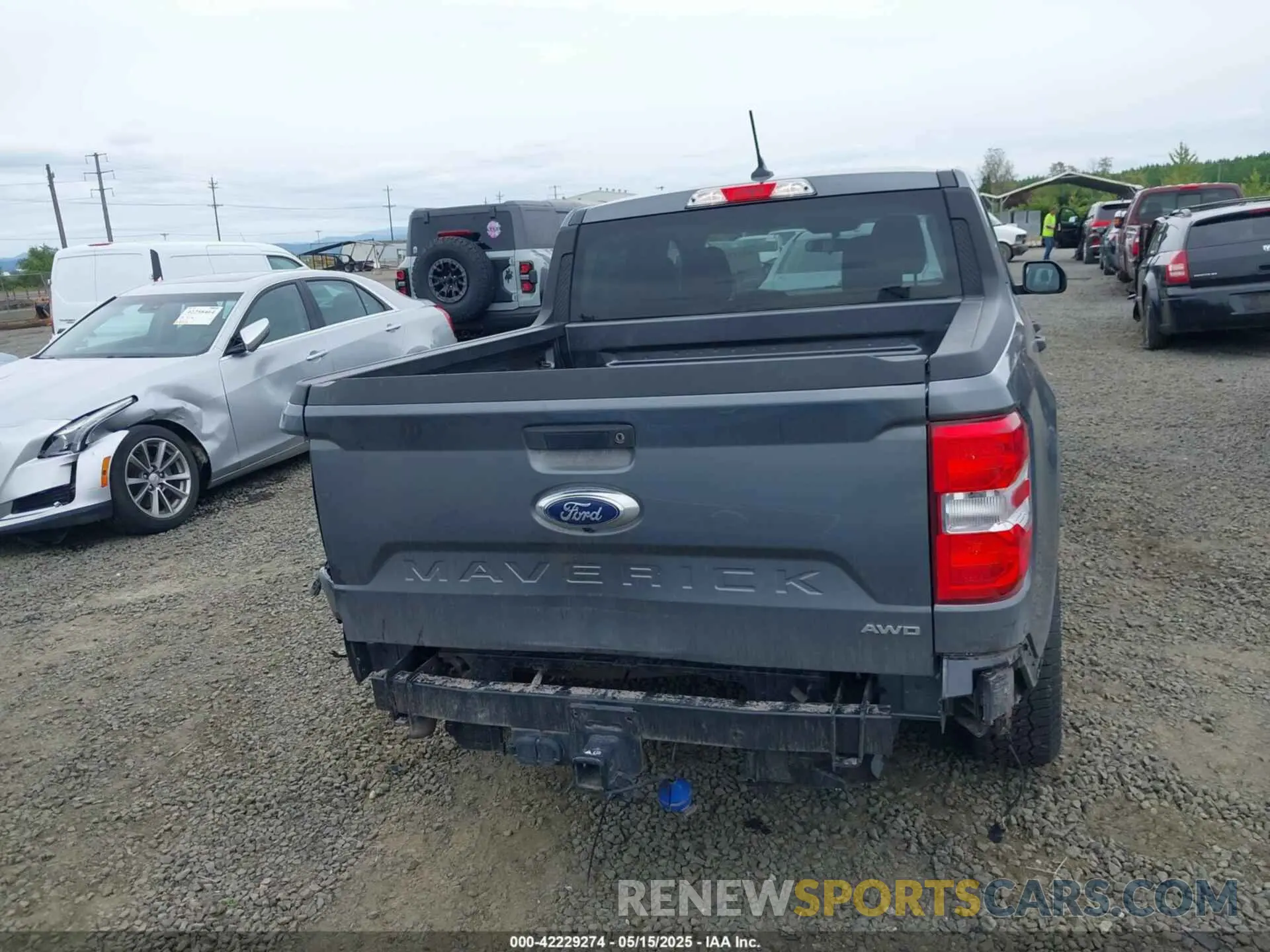 17 fotografías del automóvil dañado 3FTTW8J92RRA72046 FORD MAVERICK 2024