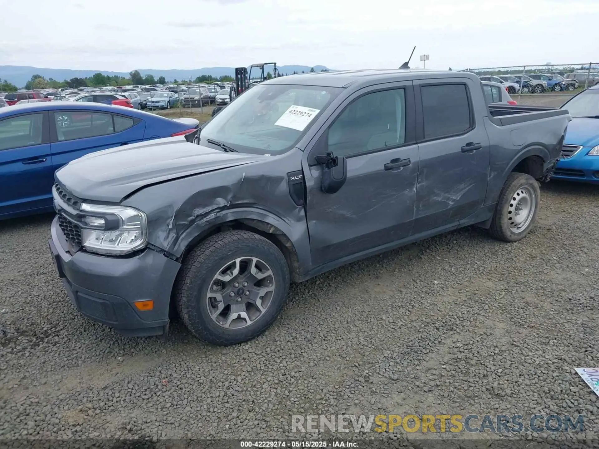 2 fotografías del automóvil dañado 3FTTW8J92RRA72046 FORD MAVERICK 2024