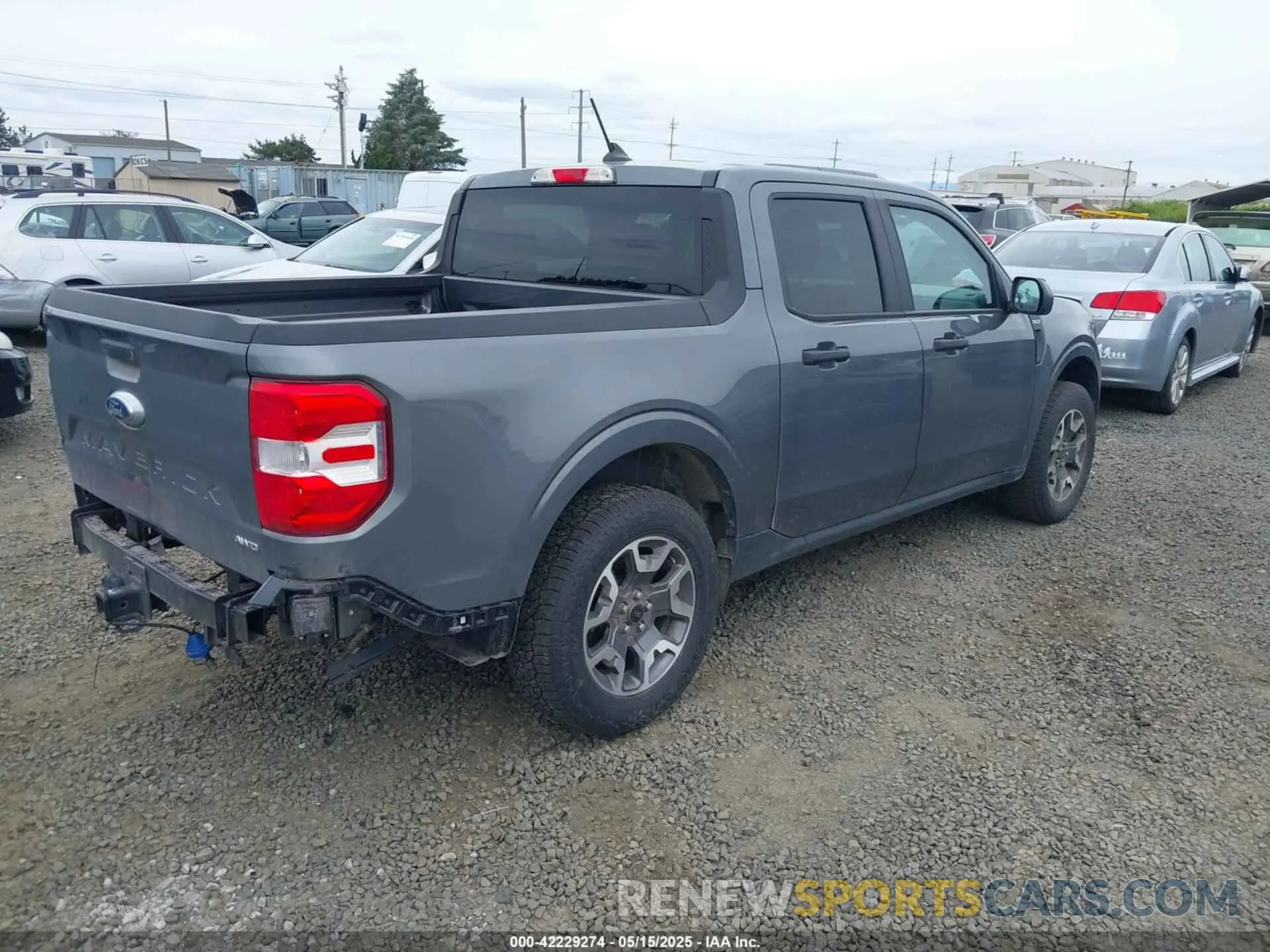 4 fotografías del automóvil dañado 3FTTW8J92RRA72046 FORD MAVERICK 2024