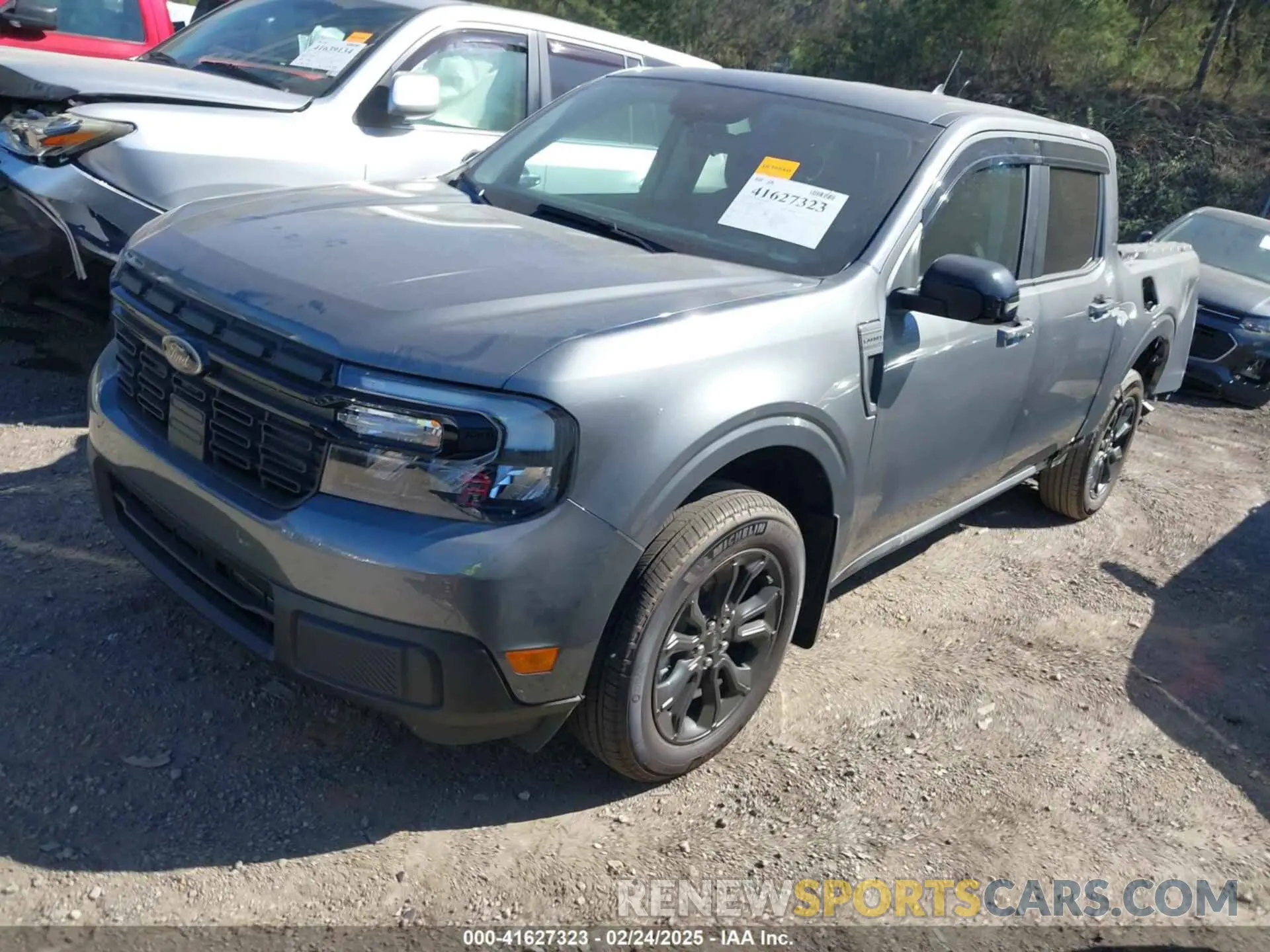 2 fotografías del automóvil dañado 3FTTW8M33RRA38110 FORD MAVERICK 2024