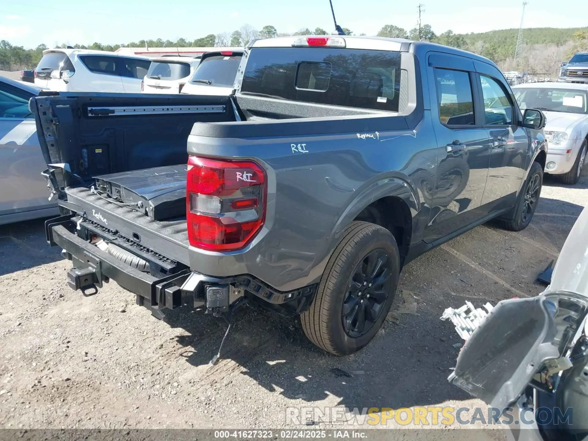 4 fotografías del automóvil dañado 3FTTW8M33RRA38110 FORD MAVERICK 2024