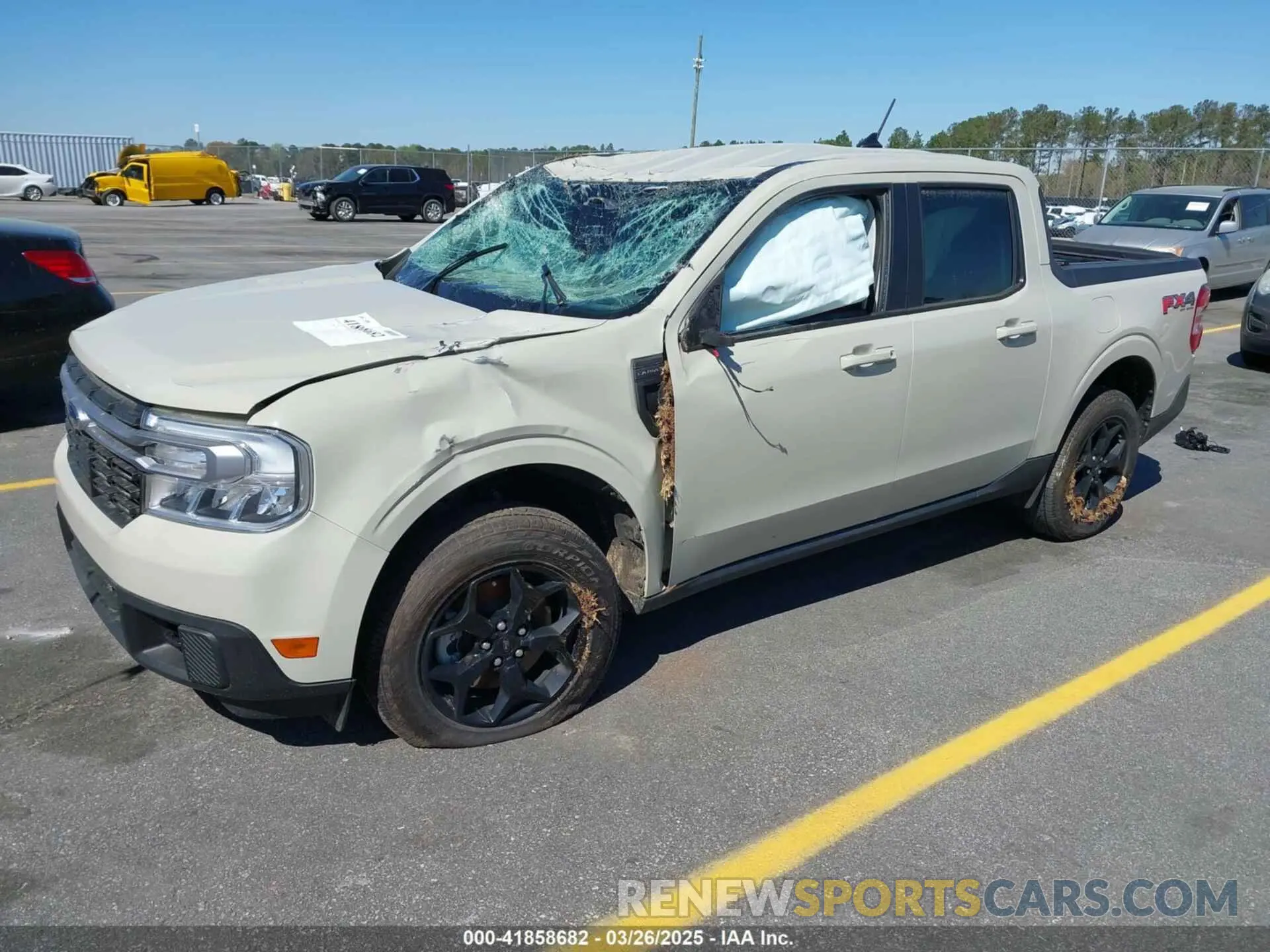 2 fotografías del automóvil dañado 3FTTW8S94RRA11411 FORD MAVERICK 2024