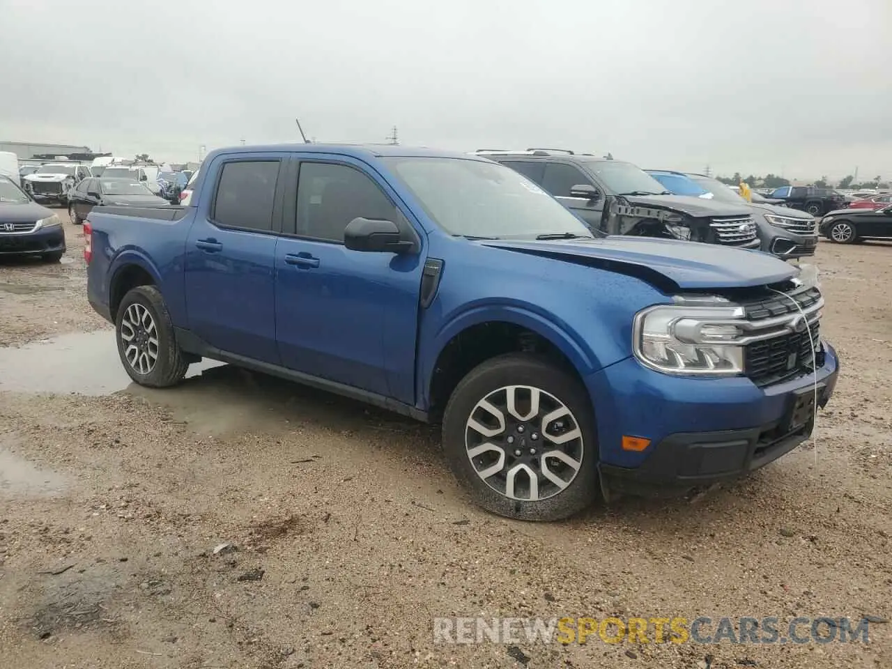 4 fotografías del automóvil dañado 3FTTW8M35RRB29136 FORD MAVERICK L 2024