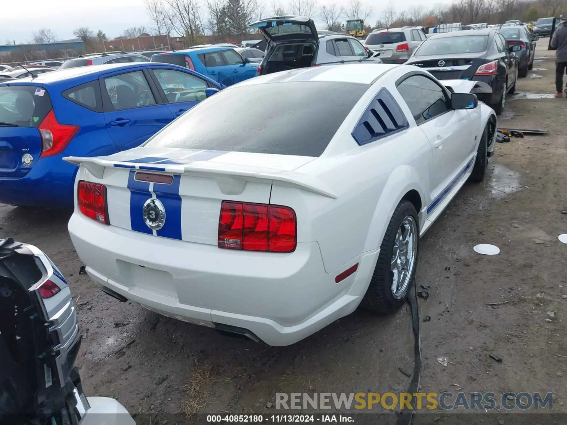 17 fotografías del automóvil dañado 1ZVFT82H565134143 FORD MUSTANG 2006