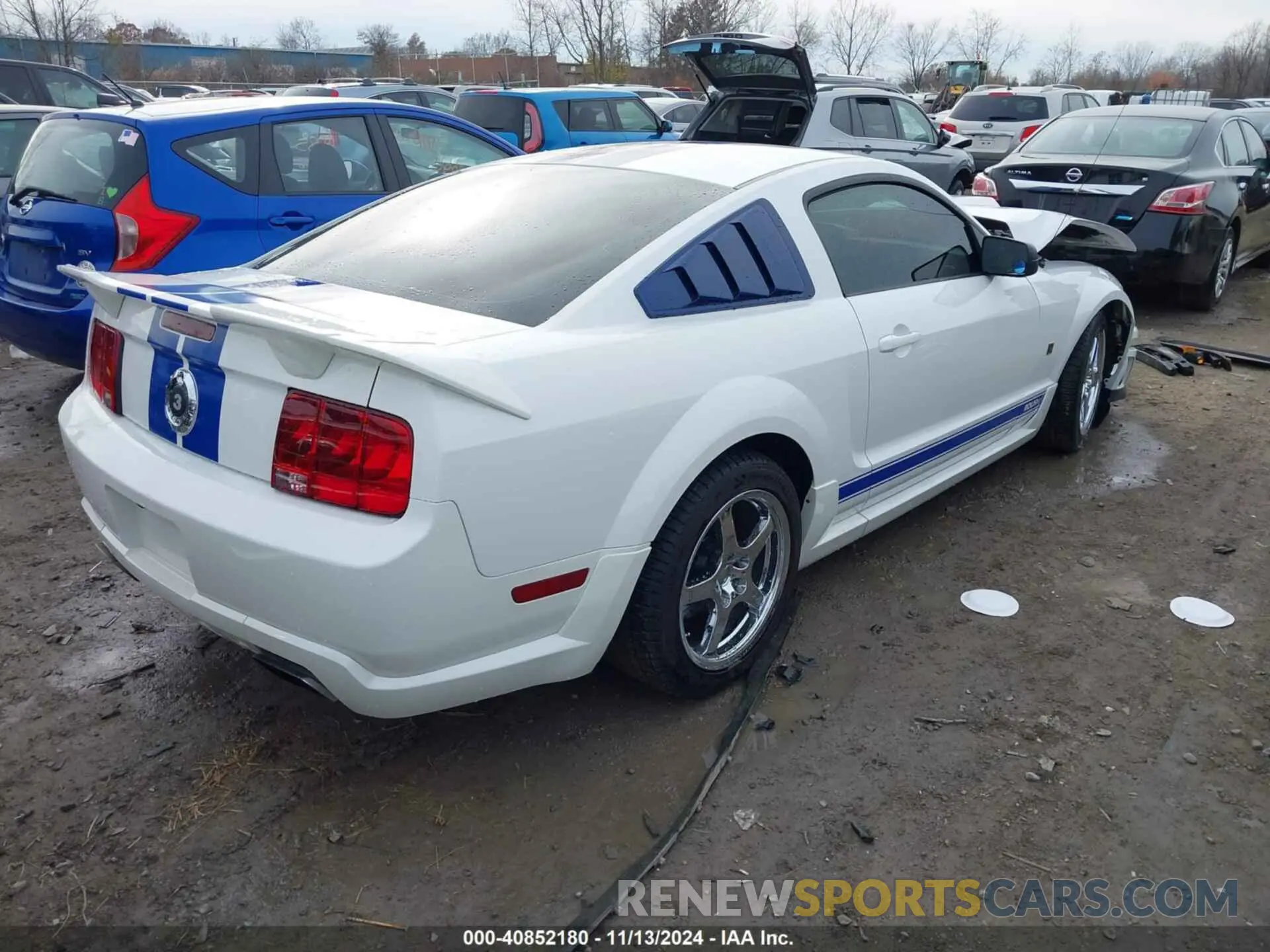 4 fotografías del automóvil dañado 1ZVFT82H565134143 FORD MUSTANG 2006