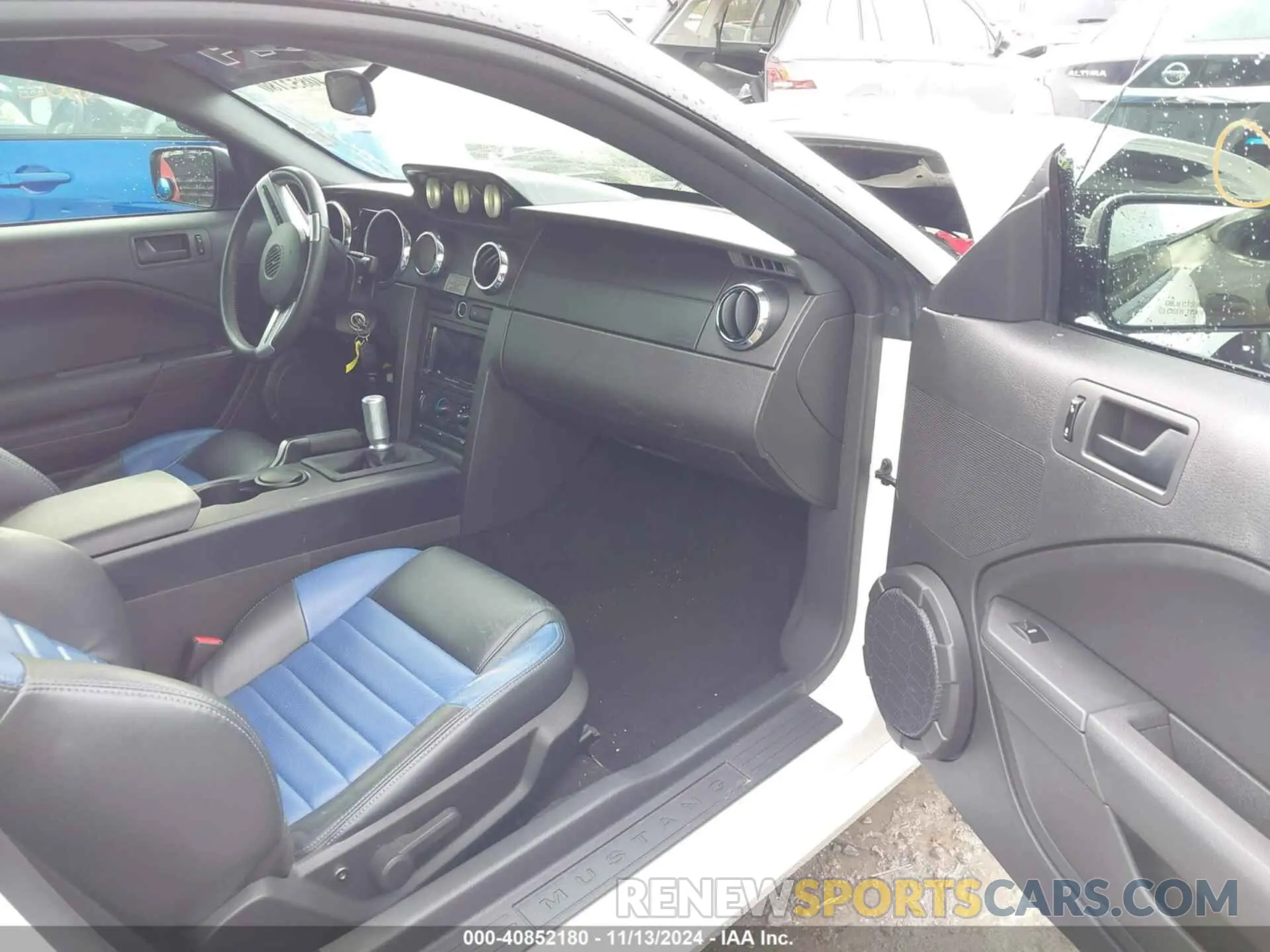 5 fotografías del automóvil dañado 1ZVFT82H565134143 FORD MUSTANG 2006