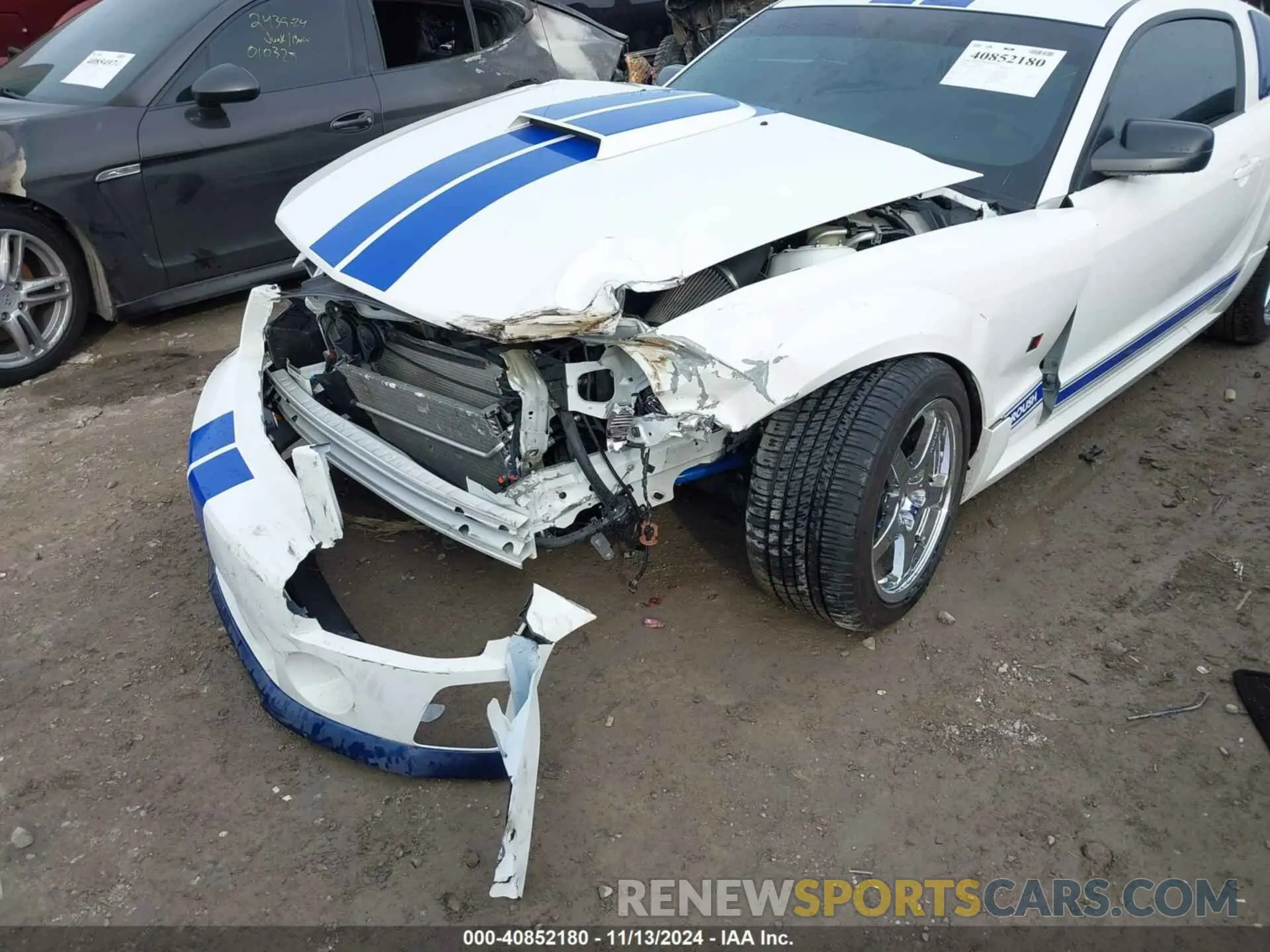 6 fotografías del automóvil dañado 1ZVFT82H565134143 FORD MUSTANG 2006