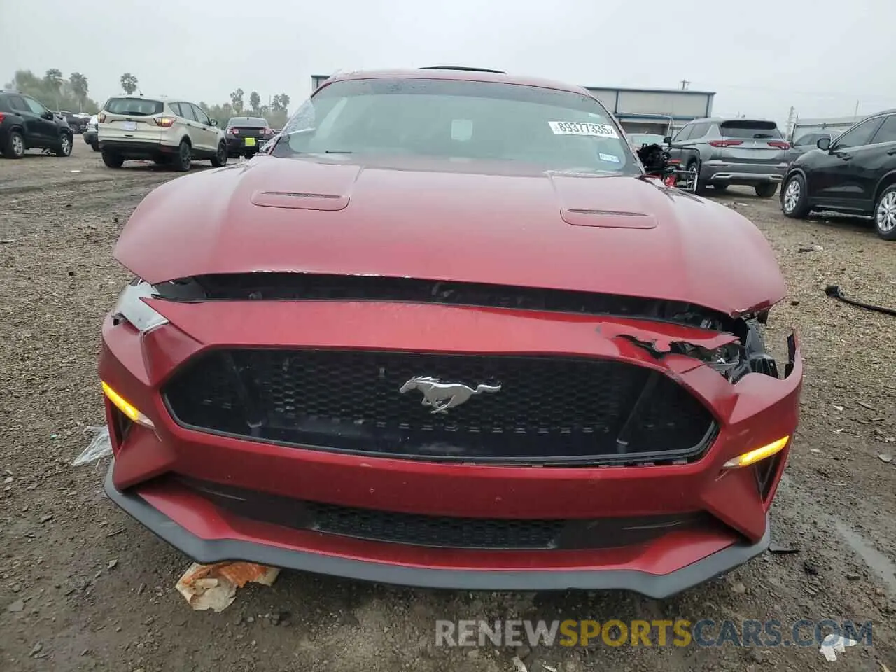 5 fotografías del automóvil dañado 1FA6P8CF0K5143045 FORD MUSTANG 2019