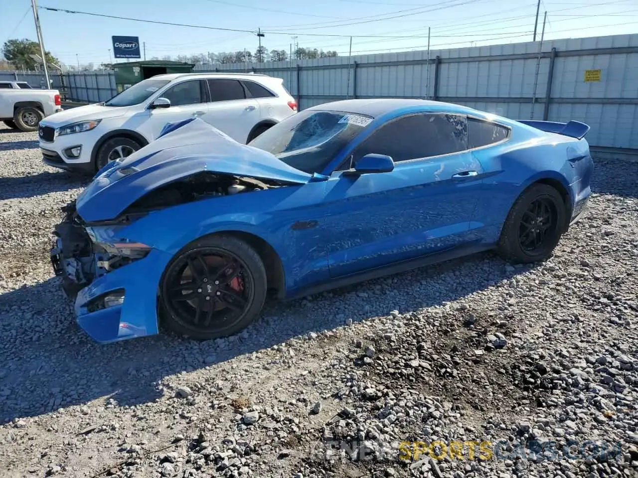1 fotografías del automóvil dañado 1FA6P8CF1K5202068 FORD MUSTANG 2019
