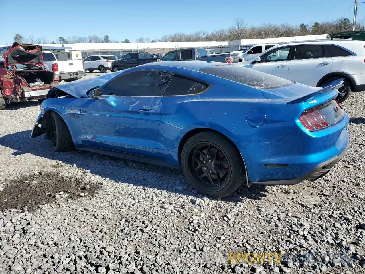 2 fotografías del automóvil dañado 1FA6P8CF1K5202068 FORD MUSTANG 2019