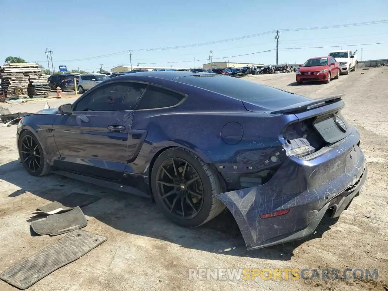 2 fotografías del automóvil dañado 1FA6P8CF2K5123203 FORD MUSTANG 2019