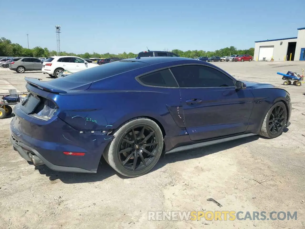 3 fotografías del automóvil dañado 1FA6P8CF2K5123203 FORD MUSTANG 2019