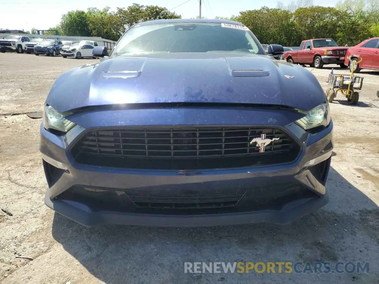 5 fotografías del automóvil dañado 1FA6P8CF2K5123203 FORD MUSTANG 2019