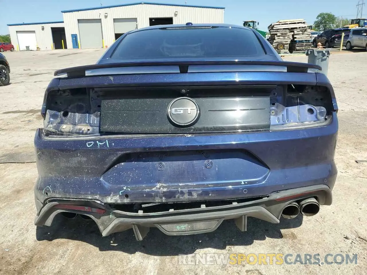 6 fotografías del automóvil dañado 1FA6P8CF2K5123203 FORD MUSTANG 2019
