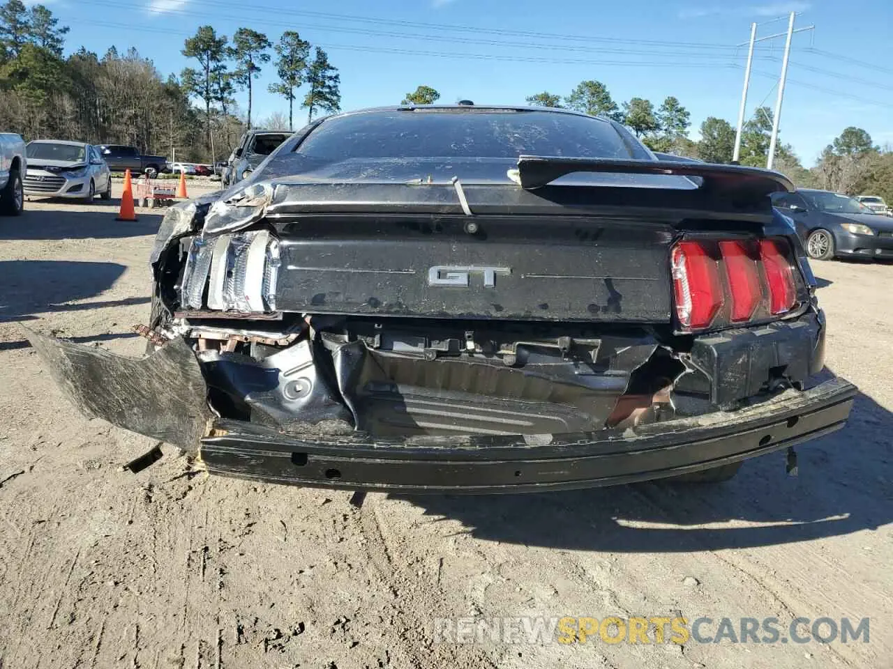 6 fotografías del automóvil dañado 1FA6P8CF2K5125369 FORD MUSTANG 2019