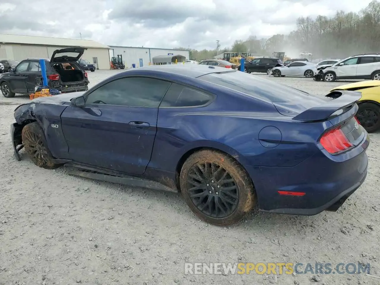 2 fotografías del automóvil dañado 1FA6P8CF2K5201110 FORD MUSTANG 2019