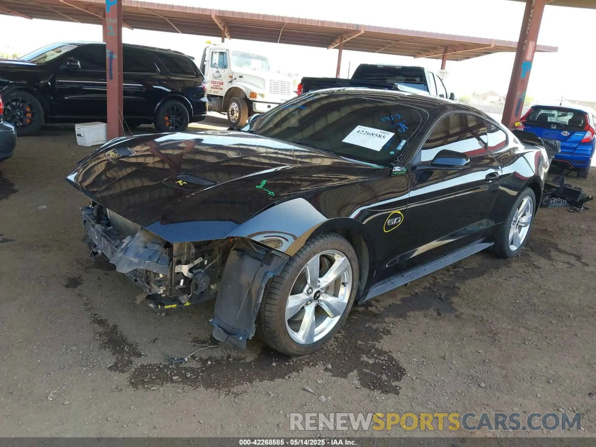 18 fotografías del automóvil dañado 1FA6P8CF4K5120688 FORD MUSTANG 2019