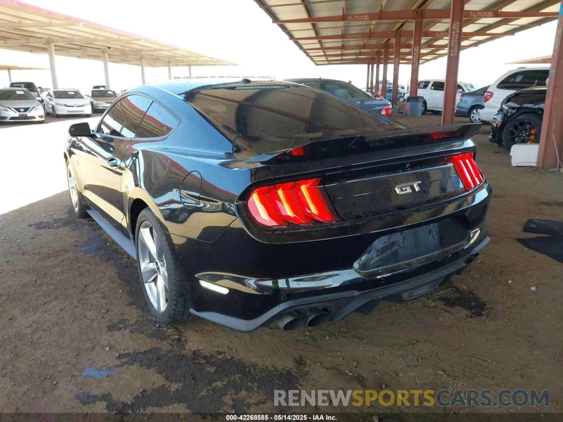3 fotografías del automóvil dañado 1FA6P8CF4K5120688 FORD MUSTANG 2019