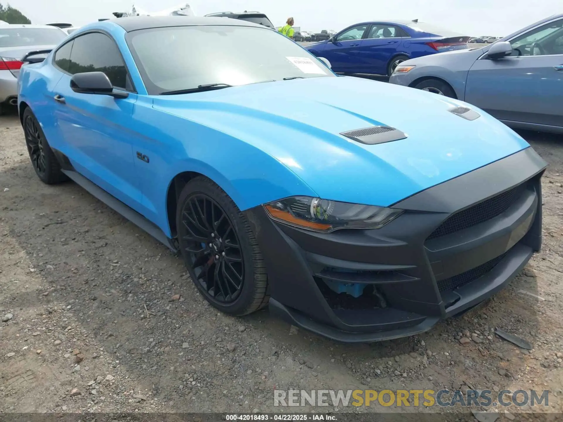 1 fotografías del automóvil dañado 1FA6P8CF4K5144134 FORD MUSTANG 2019