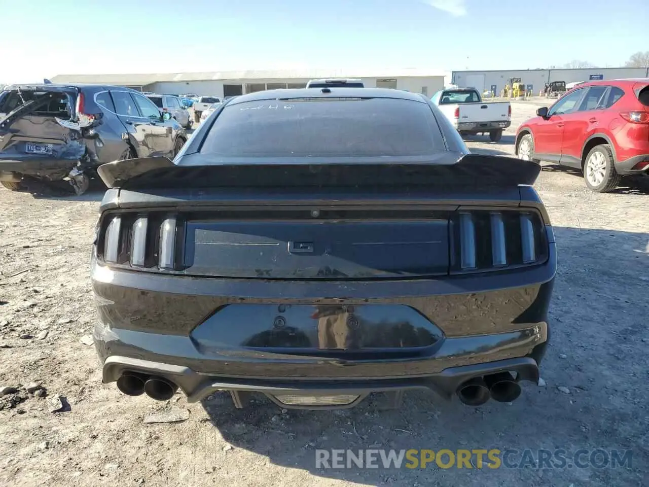 6 fotografías del automóvil dañado 1FA6P8CF4K5166246 FORD MUSTANG 2019