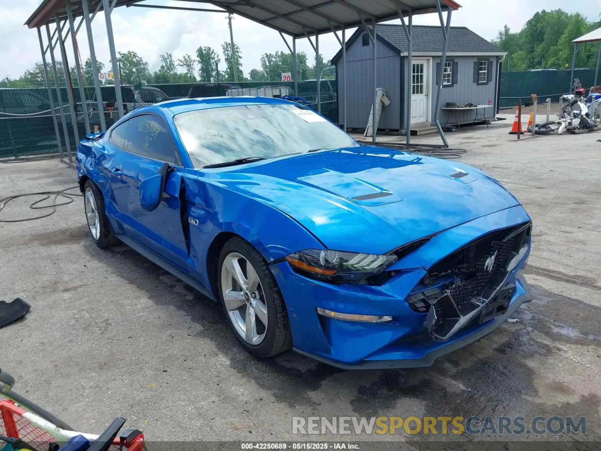 1 fotografías del automóvil dañado 1FA6P8CF4K5180728 FORD MUSTANG 2019
