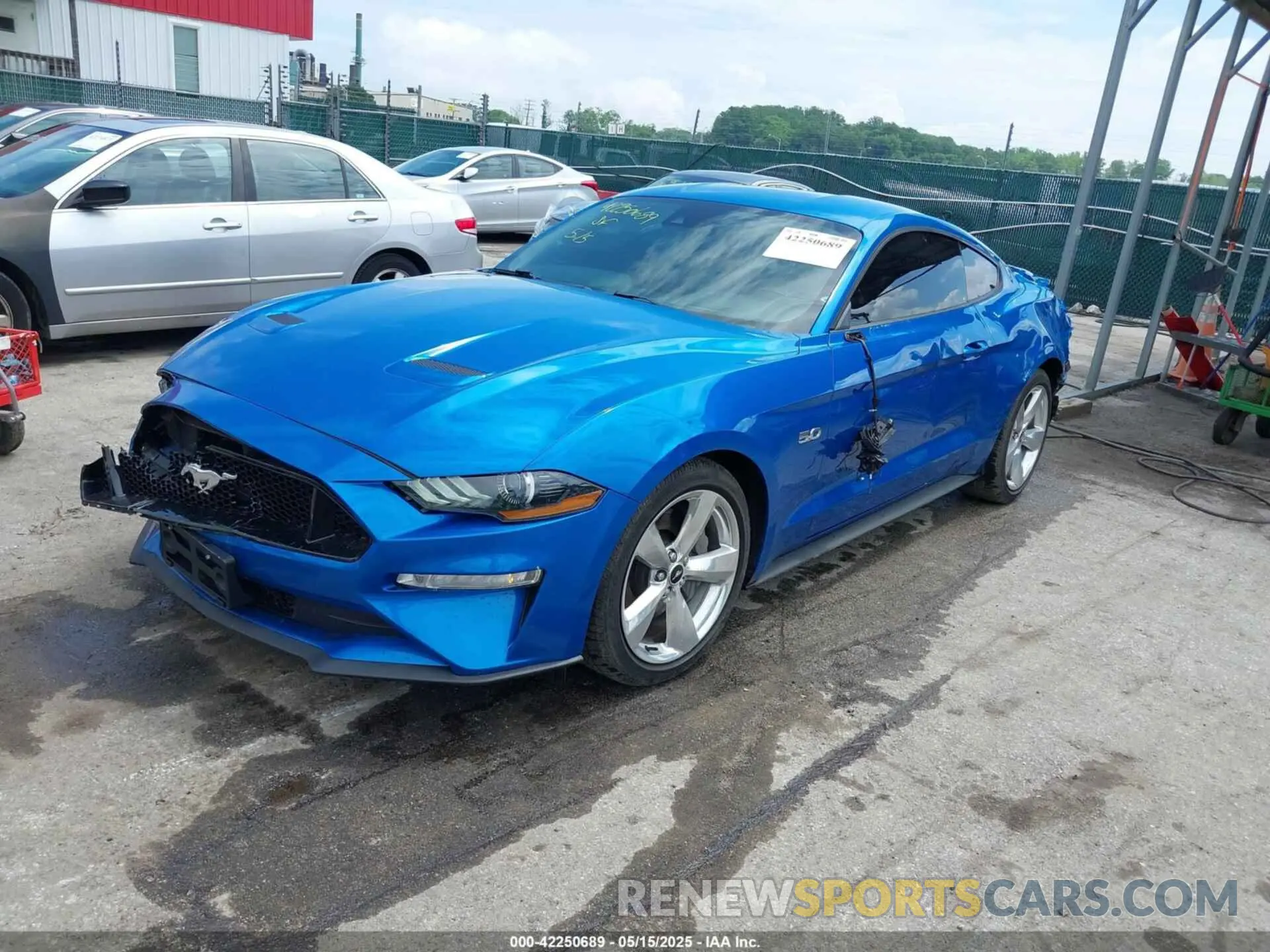 2 fotografías del automóvil dañado 1FA6P8CF4K5180728 FORD MUSTANG 2019