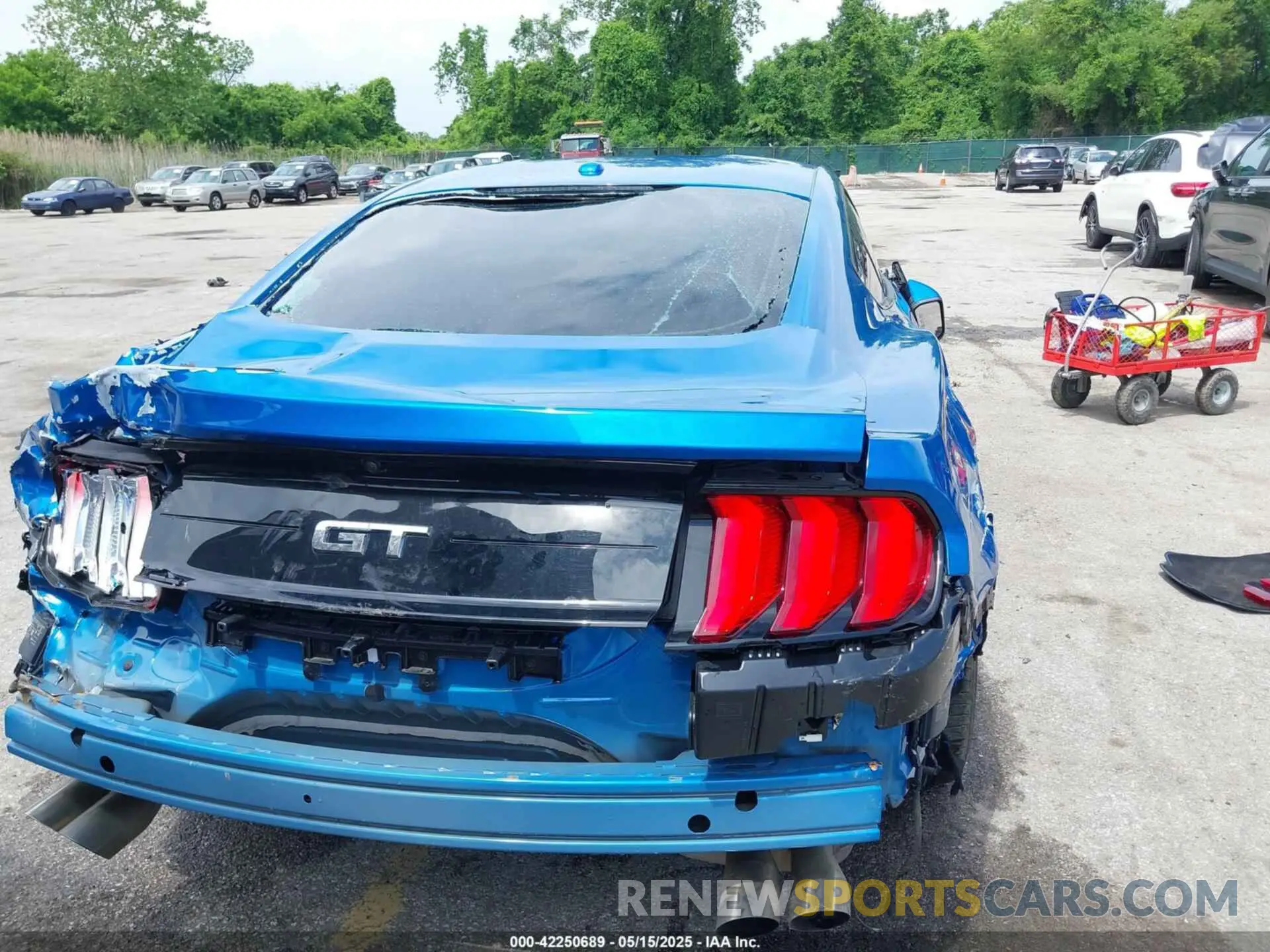 6 fotografías del automóvil dañado 1FA6P8CF4K5180728 FORD MUSTANG 2019